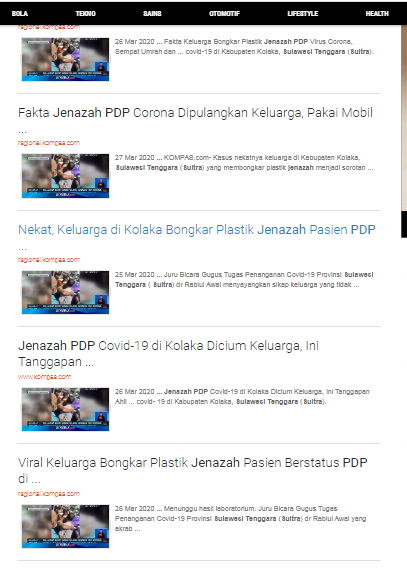 Berita Terkait Pengambilan Paksa Jenazah PDP di Sultra Oleh Kompas