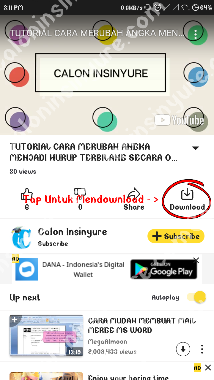 Mendownload Video Dari Youtube 