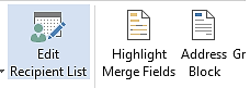 Gambar Tampilan <strong>Edit Recipients List</strong> 