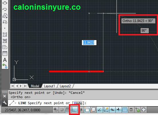 Gambar Tampilan Command AutoCAD