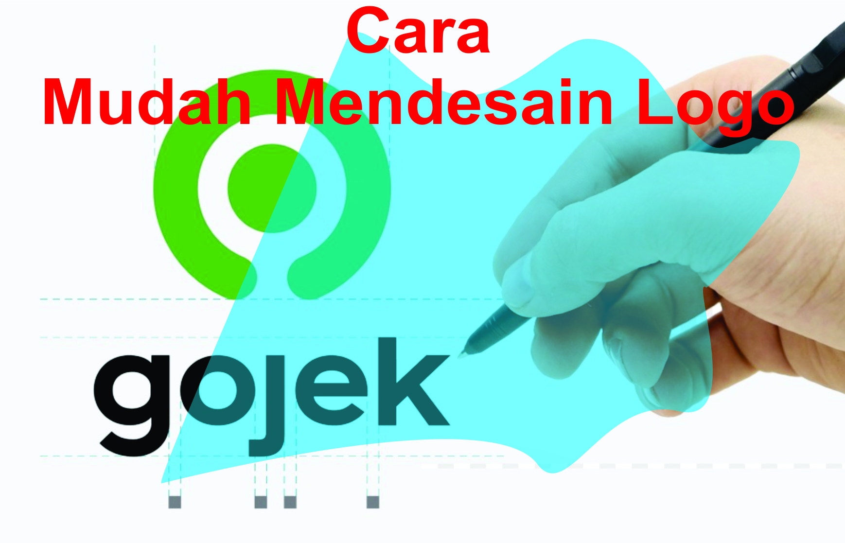 Cara Mudah Membuat dan mendesain logo Gojek untuk usaha gofood