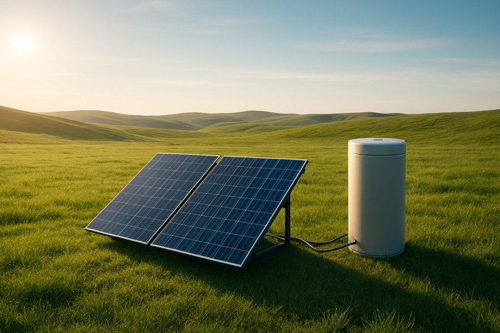 Solar Panel Illustration